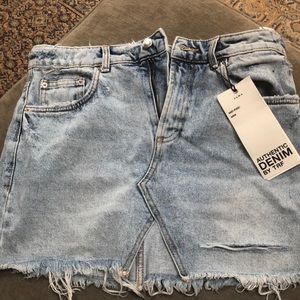 Zara Denim Mini Skirt